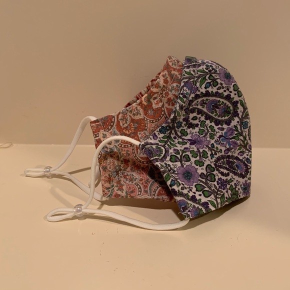 Handmade fabric masks 2PC made in USA 🇺🇸 - Picture 4 of 8